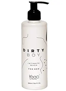 Keeo Dirty Boy Paraben and Sulfate-Free, Vegan Intimate Wash with Easy-to-use Dispenser Bottle for Men (250 ml)