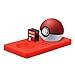 Produktbild Spixy Schutzkissen aus Silikon für Poke Ball Plus Controller, Silikonhalter mit 2-in-1-C-Kabel, Pokeball-Zubehör für Nintendo Switch Pokemon Lets Go Pikachu & Nintendo Switch Game Cards
