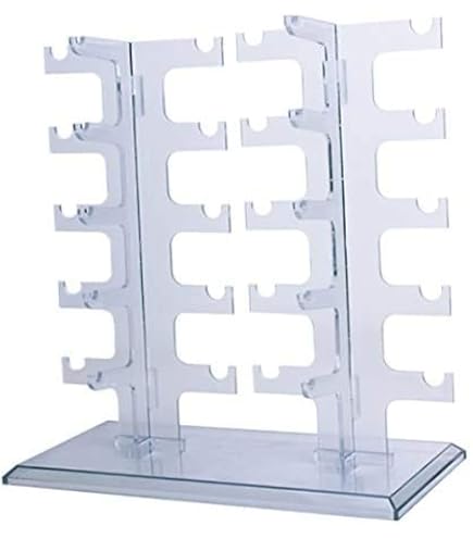 Porta Occhiali Girevole 360° In Acrilico Nero - Organizer Per Occhiali Da Sole, Orologi E Bracciali - Foto 5