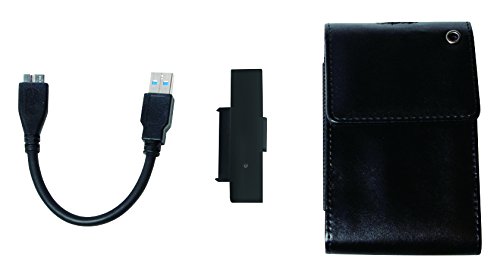 LogiLink USB 3.0 6,4 cm (2,5 Zoll) SSD/HDD Gehäuse, Leder-Design