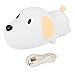 Produktbild Riuty Kinder Nachtlichter, USB-Lade Nette Doggy Form Silikon Multi-Color wiederaufladbare LED-Nachtlampe Mini Lesung Nacht Pat Licht