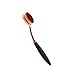 Fashion Base® Gift For Her New 2016 New Professional Tooth Brush Shape Oval Makeup Foundation Powder Brush Eyeliner Lip Oval Brush(Golden)