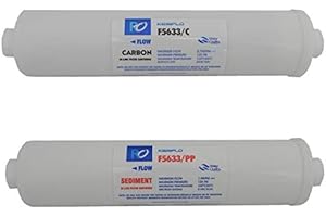 Termoidraulica RV Filtro Kemflo 12" a Carbone F5633C + Filtro Kemflo sedimenti 12" F5633/PP