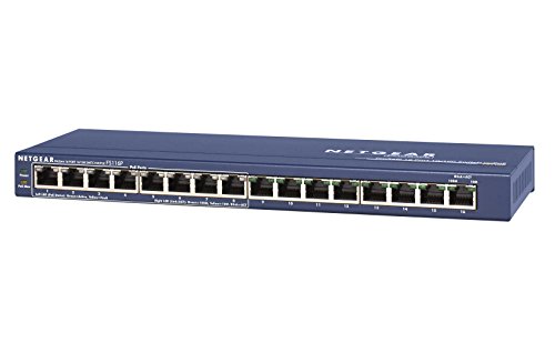 NETGEAR FS116PEU ProSAFE (16-Port 10/100 Desktop Unmanaged Switch) - 2