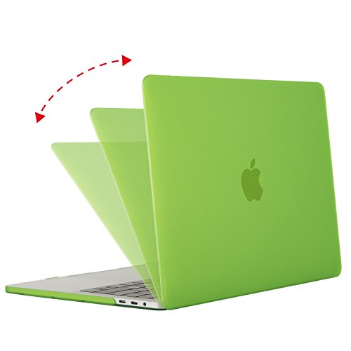 MOSISO MacBook Pro 13 Hülle 2016 – Ultra Slim Hochwertige Plastik Hartschale Tasche Schutzhülle Snap Case für NEUESTE MacBook Pro 13 Zoll (2016 Freisetzung) A1706 / A1708 mit/ohne Touch Bar and Touch ID, Transparent Greenery - 4