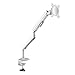 Produktbild AIMEZO Aluminium Monitor Arm Tischständer - Höhenverstellbar Full Motion Gasfeder Monitor Arm passt 14" - 32" LCD LED Computer Bildschirm bis zu 8 kg (Weiß)