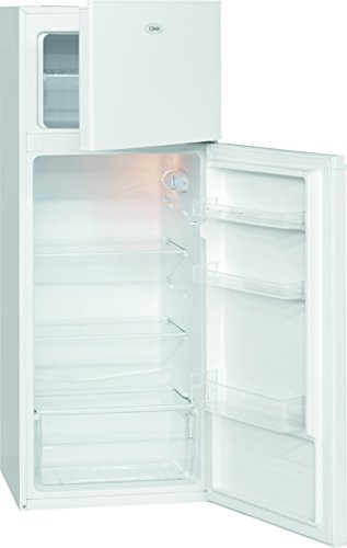 Bomann DT 248 Khlschrank / A+ / 143 cm / 217 kWh/Jahr /166 L Khlteil / 41 L Gefrierteil / Bruttoinhalt 210 L / wei