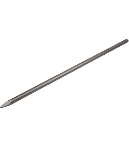 SDS Plus Point Chisel – 16 Inch Long, 42Cr-Mo Alloy Steel, Heat-Treated, Shot-Blasted Finish – For Demolition And Chiseling In Concrete, Brick, And Masonry