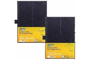 GOLDEN ICEPURE Wkład filtra do okapu, Kompatybilny z Bosch DHZ5346, DHZ5345, Siemens LZ53451, LZ53450, Neff Z5102X1, Z5102X5, 2 Sztuki