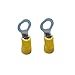 50x Yellow Insulated 6.3mm Ring Electrical Crimp Wire Terminals Connectors RS.265.00