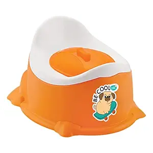 Buddsbuddy Dimple Potty Training Seat/potty toilet chair for new born/kids (Orange)