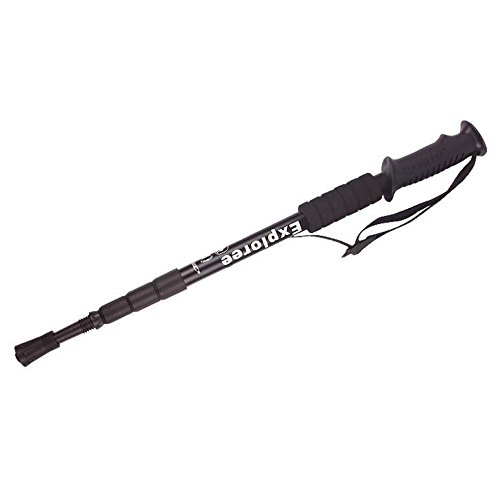 JHGFRT 100% Carbon Fiber Trekking Poles, Anti-shock Material Hiking Sticks, Lightweight Walking Poles, 4 Seasons Climbing Sticks, Perfect For Hiking And Walking,E