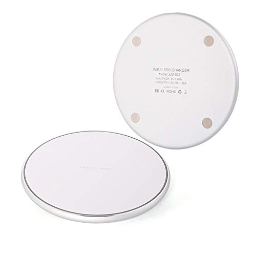 junjunli Wireless charging compatible with iPhone Xs MAX/XR/XS/X / 8/8 Plus, 5W all Qi-enabled mobile phone wireless charger Qi-5W 7.5W 10W10W compatible Galaxy Note 9 / S9 / S9 Plus (No AC adapter)