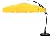 Produktbild Ampelschirm Easy Sun Parasol 350cm anthrazit gelb inkl. Schirmständer