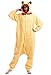 Produktbild Jumpsuit Onesie Tier Karton Kigurumi Fasching Halloween Kostüm Lounge Sleepsuit Cosplay Overall Pyjama Schlafanzug Erwachsene Unisex Gelb Mops for Höhe 140-187CM
