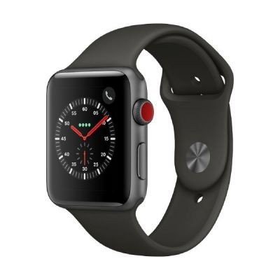 Preisvergleich Produktbild Apple Smartwatch 42 mm grau Aluminium