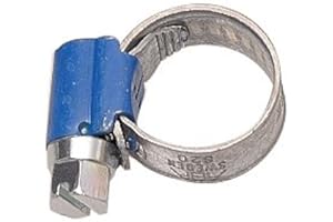 Aparoli 841438 Original ABA - Schlauchschelle , 8 - 12 mm, Schneckengewinde, Bandbreite 9 mm, VE: 10 Stück, blau