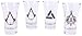 Produktbild Assassins Creed Shotglasses Set bestehend aus 4 Gläsern