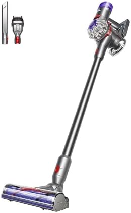 Dyson V8 Advanced Aspirapolvere Senza Filo, 130 AW, fino a 40 min di autonomia, Spazzola Motorbar anti-groviglio, rimuove peli di animali, aspirapolvere portatile e per pavimenti