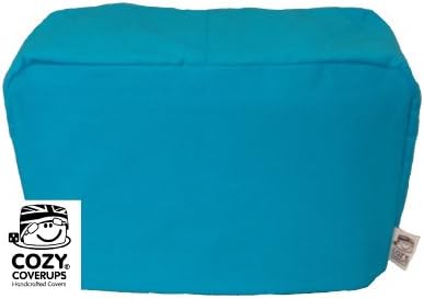 CozyCoverUp® for Dualit Toasters 100% cotton Handmade in the UK (Turquoise, 3 Slice Classic Vario New Gen)
