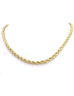 14 Karat / 585 Gold Kordelkette Gelbgold Unisex - 2.50 mm. Breit - Länge wählbar