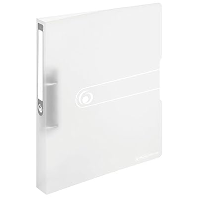 Herlitz 11205770 Easy orga to go Classeur à anneaux A4 2 anneaux hauteur de remplissage 25 mm Blanc transparent