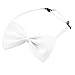 Produktbild Water & Wood 2 Pieces Adjustable Dog Doggie Puppy Collar Bowtie Bow Ties White