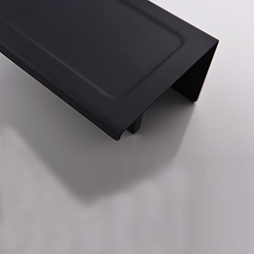 ubeegol 2in1 Toilettenpapierhalter mit Bücherregal WC-Wandmontage Ersatzrollenhalter mit 3 Jahre Garantie – Schwarz - 2