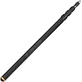 E-Image BC09 8.5ft Carbon Fiber Microphone Extension Telescopic Boom Pole with Cover for Recording, Interview, Filming (Black)