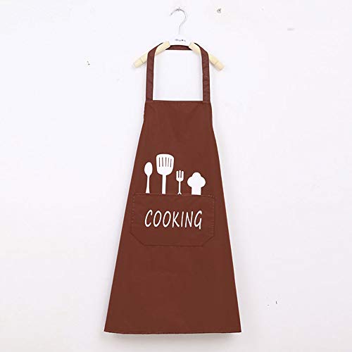 Preisvergleich Produktbild Queta Küchenschürzen, Baumwolle, Leinen, Unisex, für Frauen, Männer, Kochschürze, Restaurant, Esszimmer Coffee Coffee