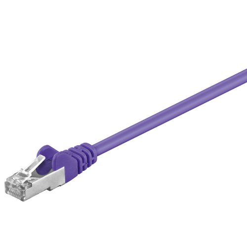Goobay CAT5e SFTP Netzwerkkabel (2x RJ45, 5m) violett