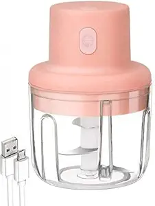 Rechargeable Chopper | USB Chopper | Portable Chopper (Peach)