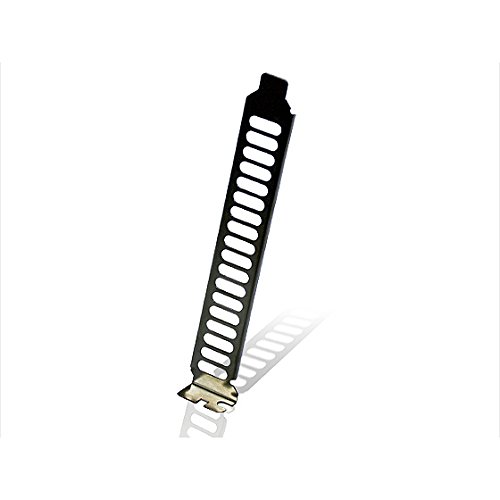 SilverStone SST-Aeroslots – PCI Slotblech mit Lüftungsschlitzen, Nickelbeschichtet (4 Stck.) - 2