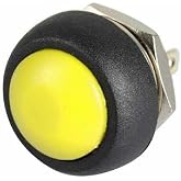 SANEC IC-184 Buton 12mm PBS33B - Sarı