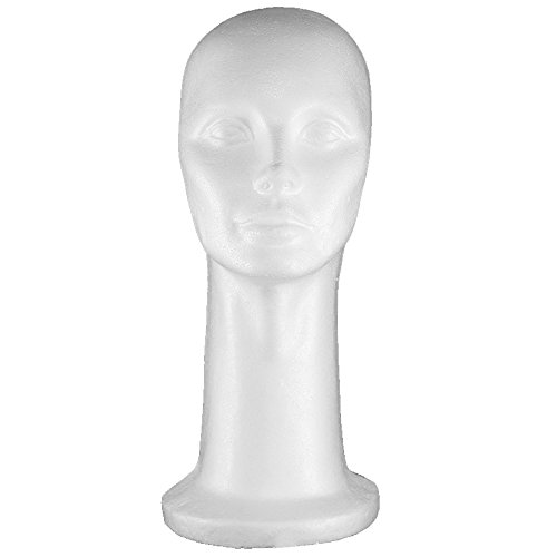 Foam Female Long Neck Model Scarf Hats Caps Wig Display Mannequin Head