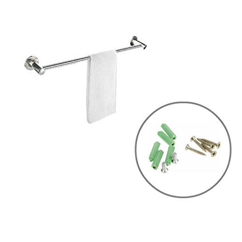 Gazechimp 60cm Edelstahl Handtuchhalter Wand Handtuchstange Handtuch Halter - 7