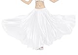 Dance Fairy Belly Dance Satin Long Skirt Women's Skirt -  -  Medium