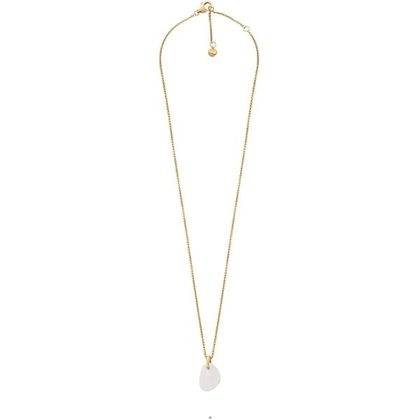 Skagen Damen-Ohrstecker & Collier Aus Edelstahl Mit Zirkonia – Roségold, 65 Cm