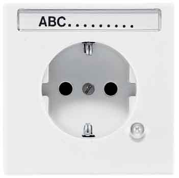 Preisvergleich Produktbild Jung LS520NAKO Schuko-Steckdose mit Funktionsanzeige
