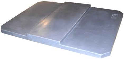 Bayhead PBL-10 Polyethylene Standard Lid, 39" Length x 30" Width x 3" Height, For 10 Bushel Poly Box Truck