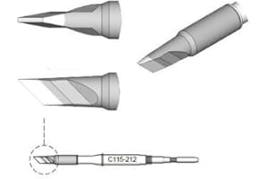 JBC C115212 Pointe à souder pour Nano pièce 2,5 mm x 0,3 mm
