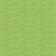 Prägeschablone, Fische Christlich, 106 x 150 mm,