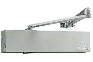 GROOM FERMETURES SA Groom fermetures - Ferme-porte pour porte coupe-feu gr 300 - Finition.Argent -