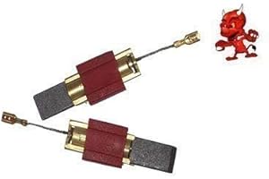 MASCHINEN-TEUFEL Kohlebürsten Motorkohlen passend für Miele W 839, W 840, W 841, W 842, W839, W840, W841, W842
