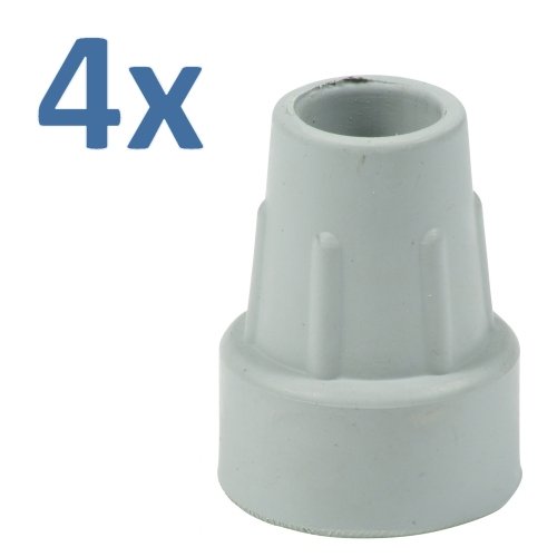 4 Pezzi - Puntali In Gomma 19mm Tipo Z Per Stampelle, Bastone Da Passeggio - Da Lifeswonderful®