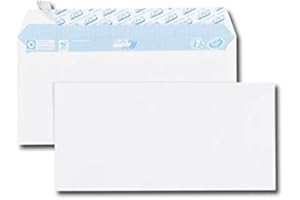 GPV - Boite de 500 Enveloppes - Format DL (110x220 mm), sans fenêtre, qualité papier blanc : 80 g/m2 - Certifié PEFC & NF316