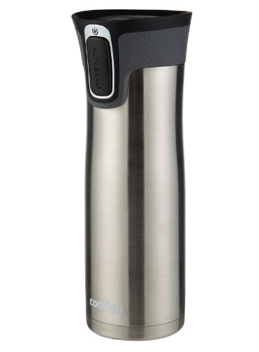 Thermobecher Contigo West Loop Edelstahl-Isolierbecher mit Easy Clean Deckel, edelstahl, Stainless, 20oz - 7