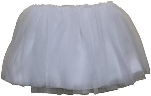 Cute Girl 4 Layers White Toddler Ballet Tutu Skirts For Girls, Fit For 3-8T