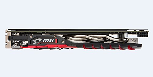MSI GeForce GTX 1060 Gaming X 6G - Tarjeta gr  fica  refrigeraci  n Twin Frozr Vi  Backplate  LED RGB  6 GB Memoria GDDR5  VR Ready 