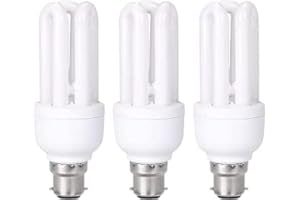FanciBuy Energy Saving Light Bulbs, 11W CFL Low Energy Light Bulbs Bayonet, B22 / BC/ Bayonet Cap Incandescent Light Bulb, 660 Lumens, Warm White 2700K, 3 Pack